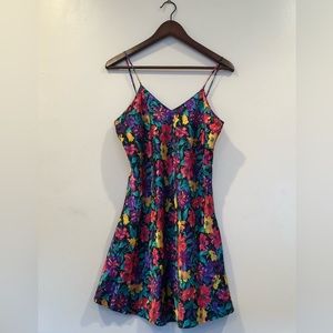 80s Vintage Satin Slip Dress Night Gown size Small